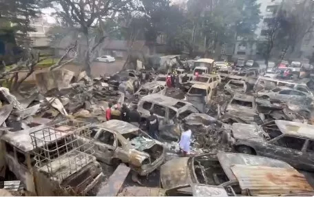 Fire Guts Kilimani Garage, Torches Millions in Losses for Over 200 Mechanics